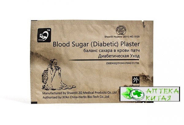 Диабетический пластырь для поддержания уровня сахара в крови 